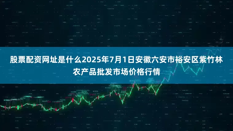 股票配资网址是什么2025年7月1日安徽六安市裕安区紫竹林农产品批发市场价格行情